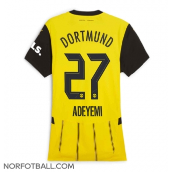 Billige Fotballdrakt Borussia Dortmund Karim Adeyemi #27 Replika Hjemmedrakt Dame 2024-25 Kortermet